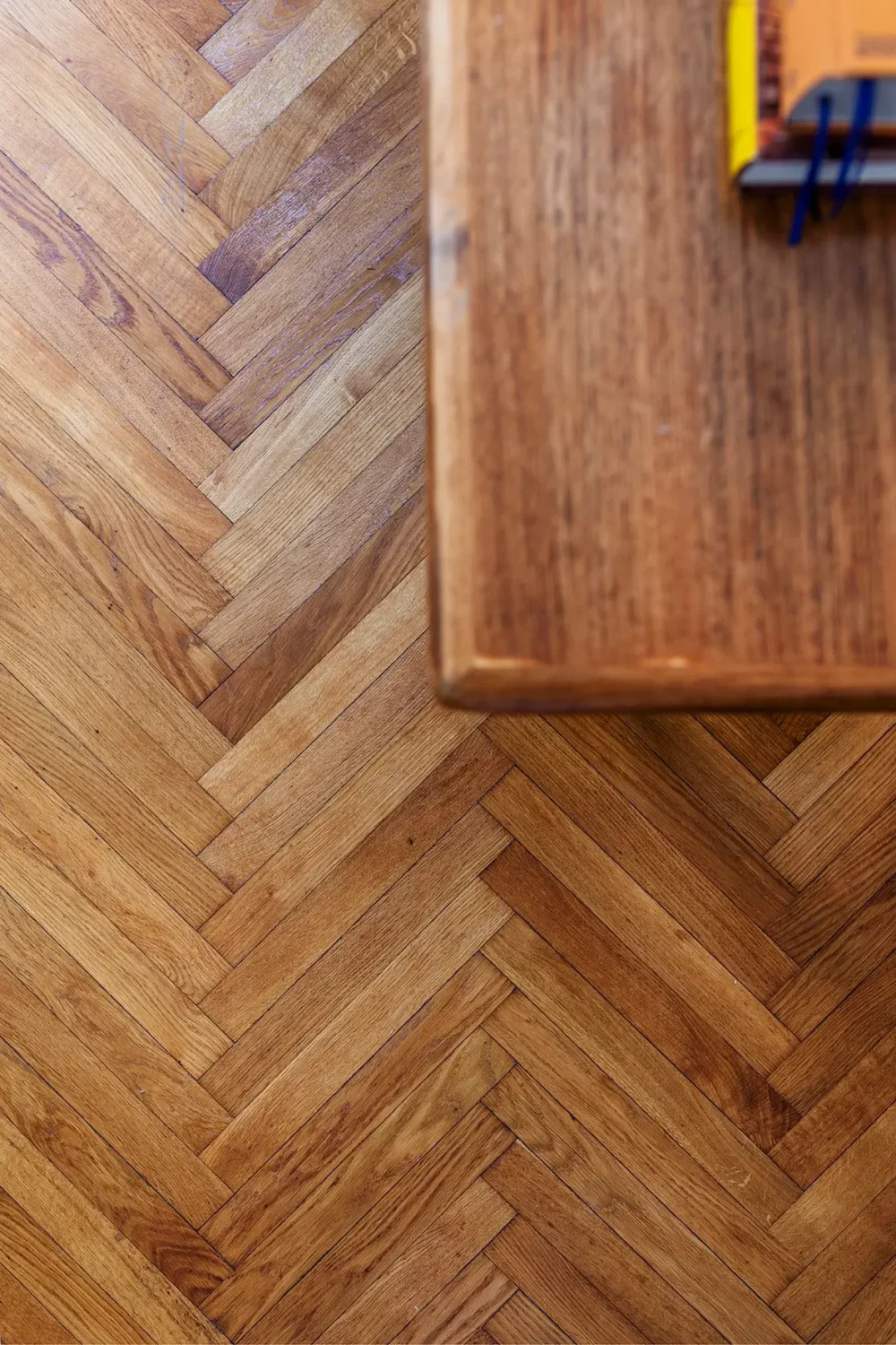 A Farrow & Ball Palette in an Art Nouveau Stockholm Apartment 5 narrow strip parquet herringbone floor nordroom