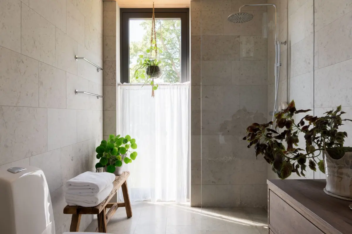 A Modern Wooden Cottage with Sea Views Close to Stockholm 24 scandinavian bathroom