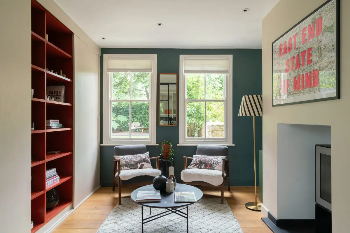 Contemporary Open-Plan Living Spaces in an English Victorian House 15 sitting room