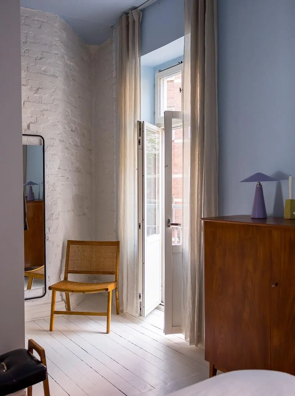 Exposed Brick and Bright Color Pops in a Malmö Apartment 16 b6 Exposed Brick and Bright Color Pops in a Malmö Apartment