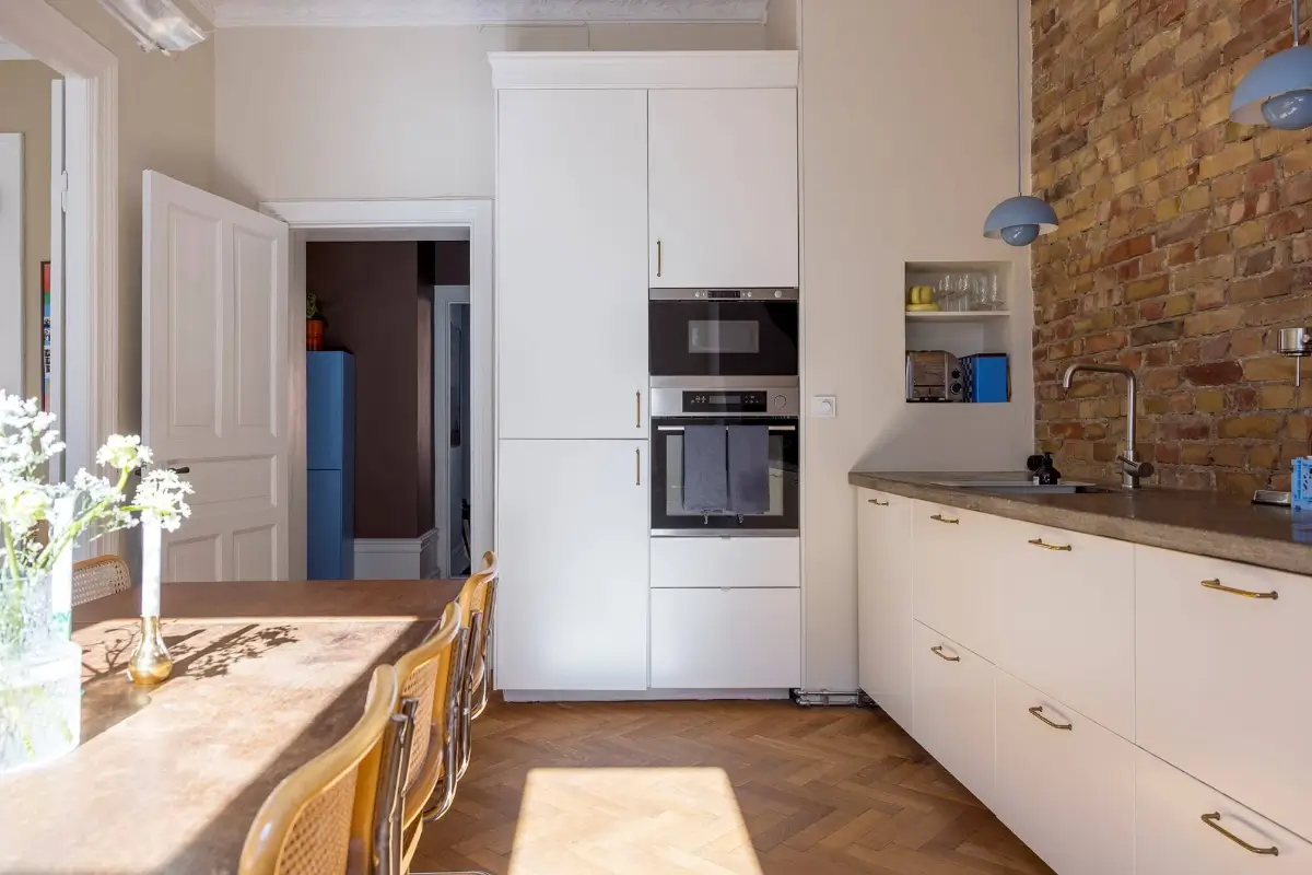 Exposed Brick and Bright Color Pops in a Malmö Apartment 9 b9 Exposed Brick and Bright Color Pops in a Malmö Apartment