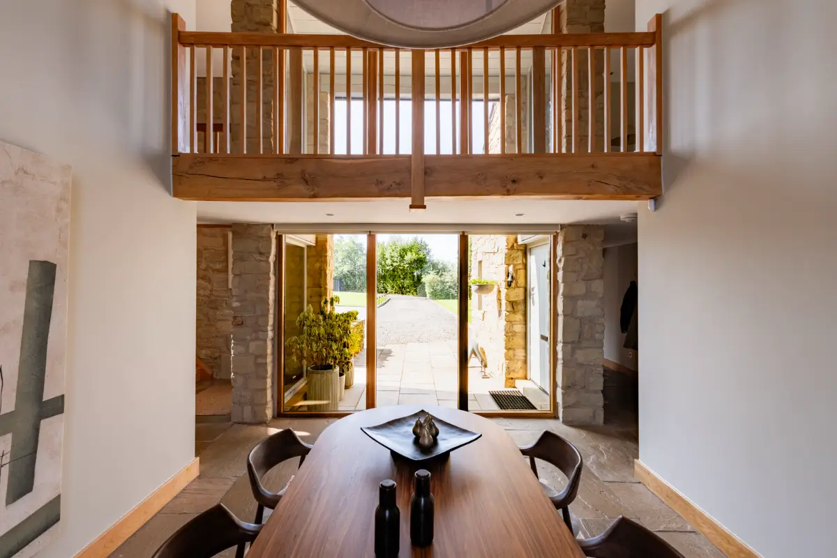 Modern Interiors in an Old Dry-Stone Barn in England 9 barnhouse england18