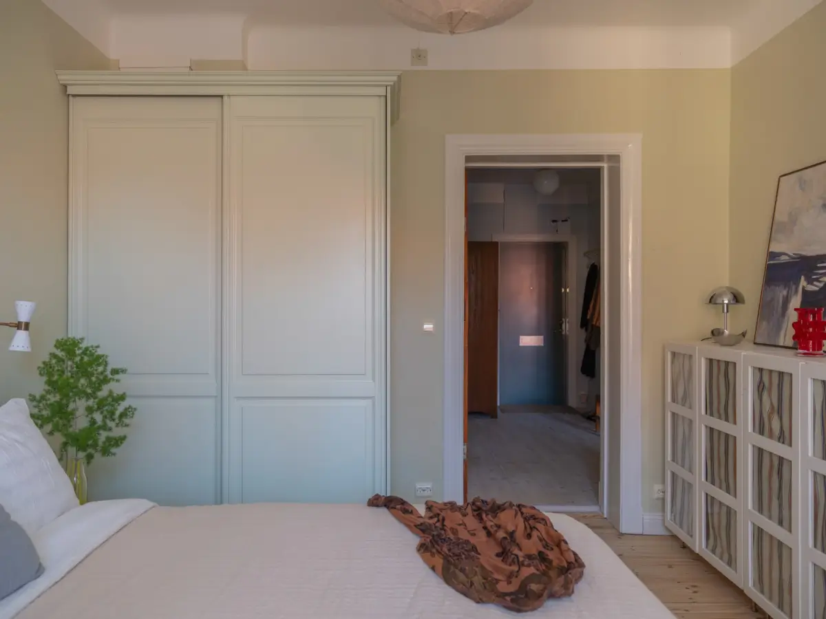 A Bright Apartment Where Historic Character Meets Contemporary Design 14 bedroom wardrobes