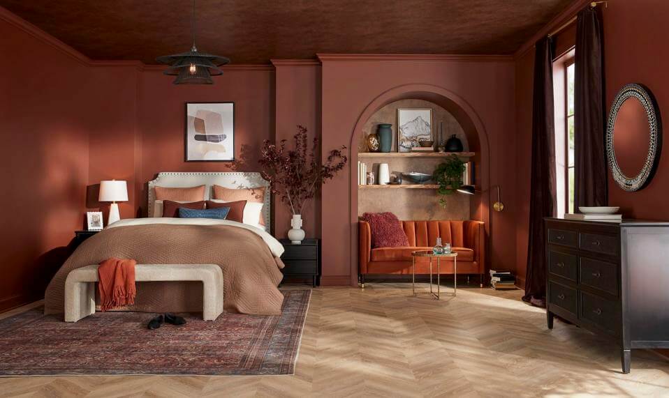 PPG & Glidden Color of the Year 2026: Warm Mahogany 1 glidden color of the year 2026 PPG & Glidden Color of the Year 2026: Warm Mahogany