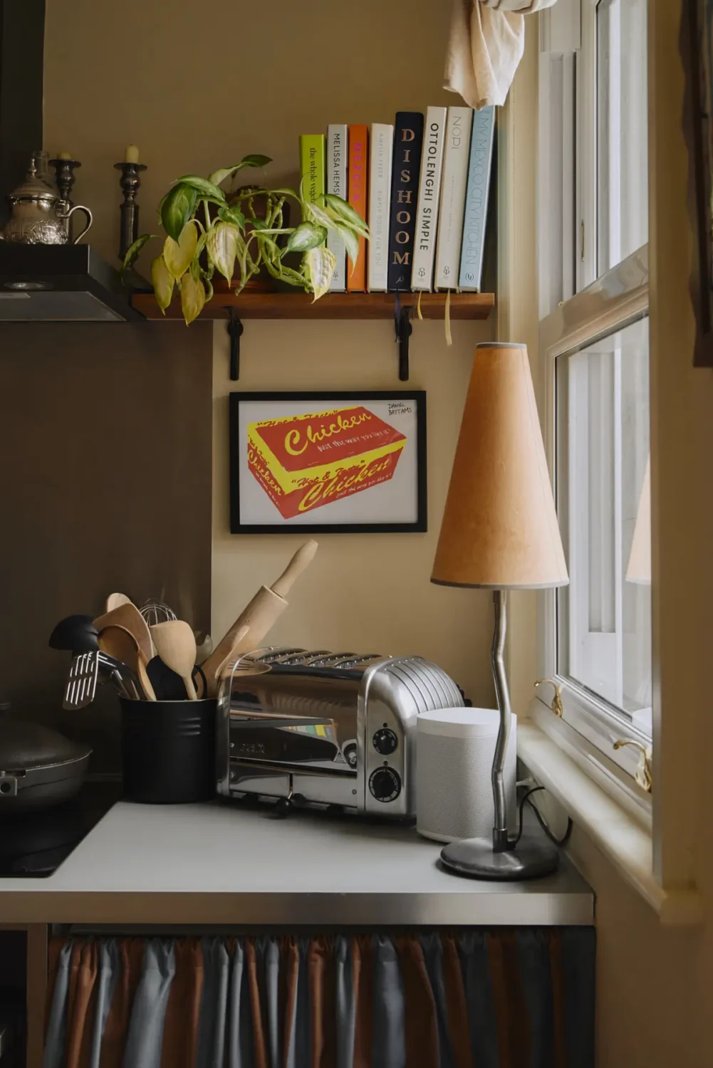 Modern Craftsmanship and Historic Charm in a London Home 9 kitchen corner