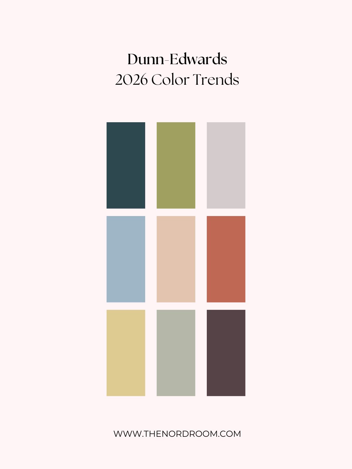 Color Innovation Chart The Color Trends for 2026: A Return to Nature, Balance, and Grounding ...