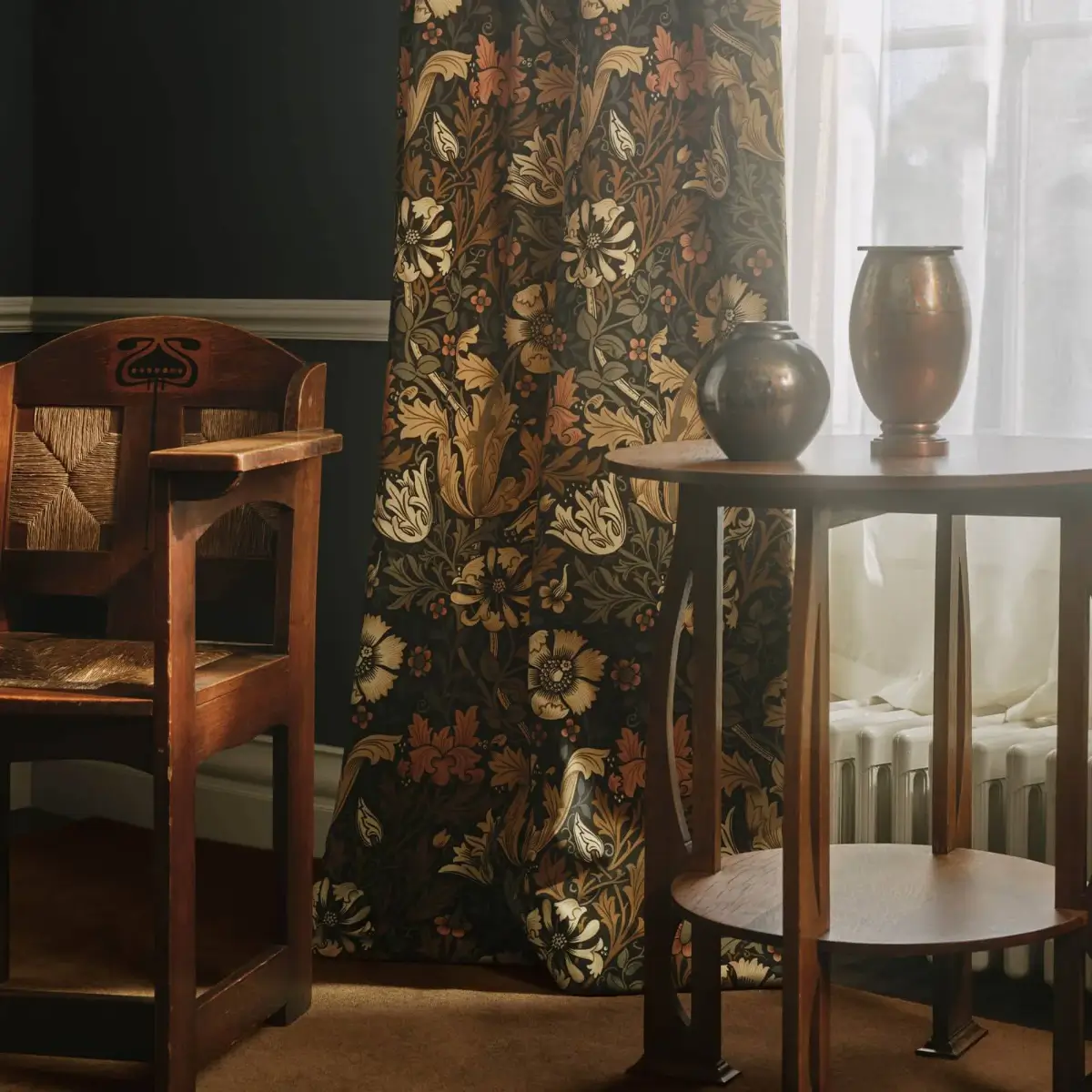 House of Hackney Autumn/Winter Collection Is Inspired by William Morris 4 nordroom-house-of-hackney-autum-winter25-collection-fabric_compton_velvet_midnight