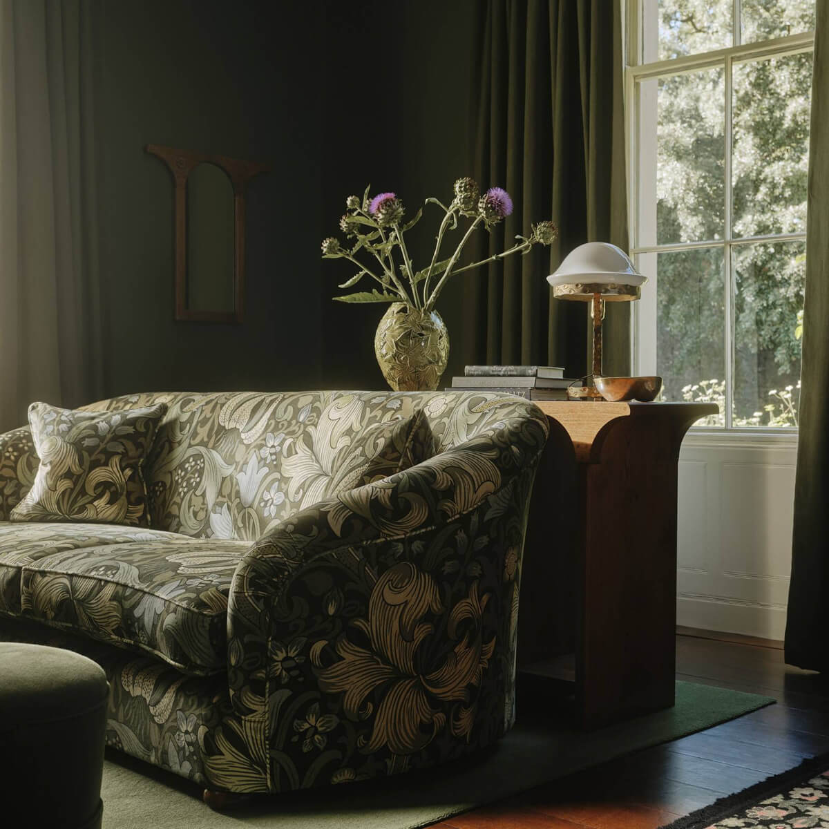 House of Hackney Autumn/Winter Collection Is Inspired by William Morris 16 nordroom house of hackney autum winter25 collection sofa golden lily verde House of Hackney Autumn/Winter Collection Is Inspired by William Morris