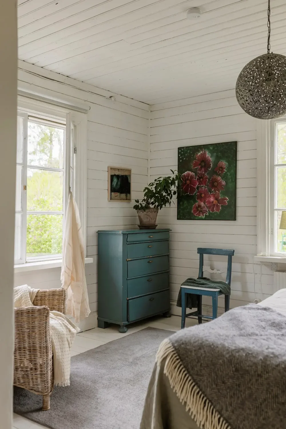 A Cozy Family Home in a Renovated 19th Century School Building 22 school-conversion-sweden-nordroom19