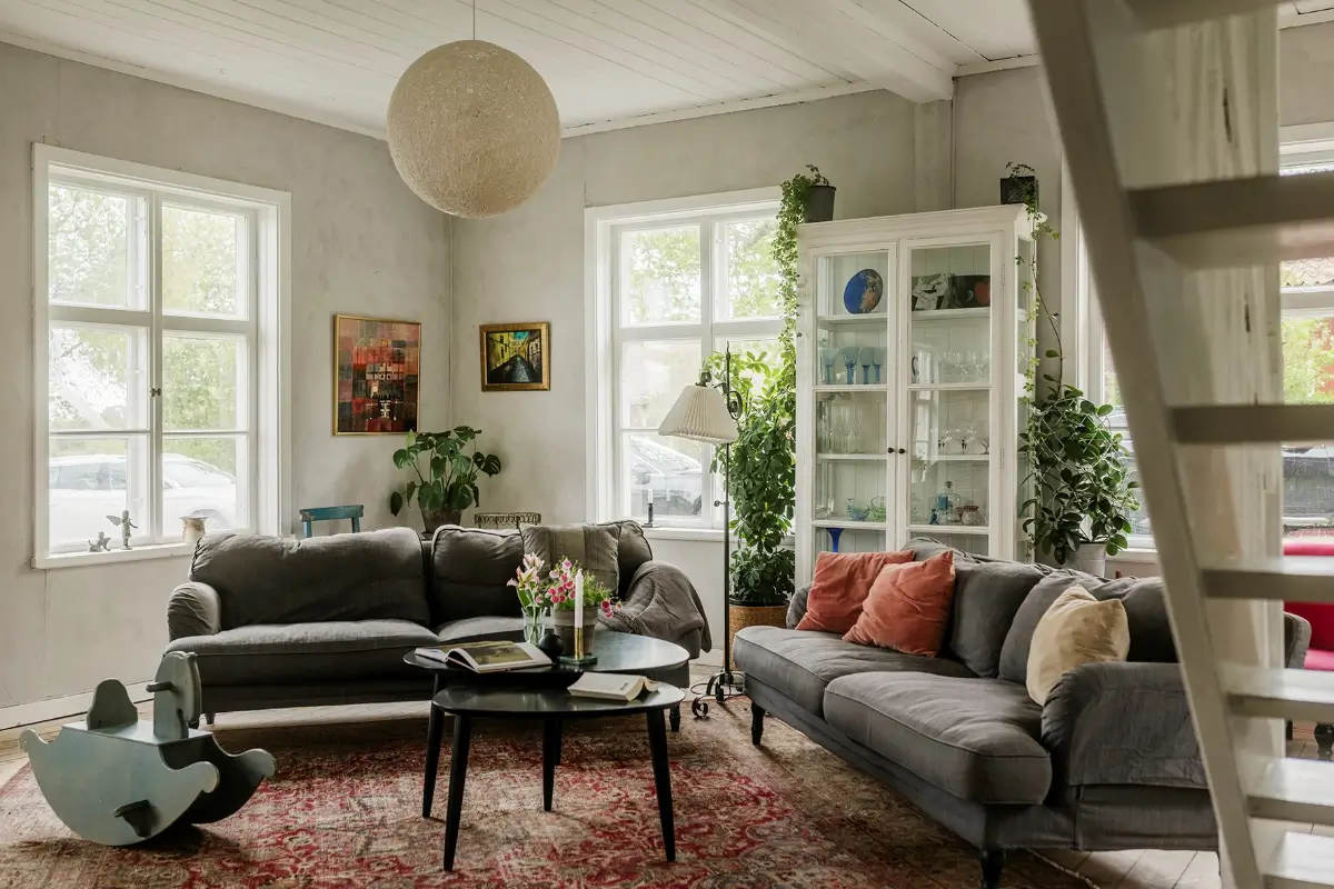 A Cozy Family Home in a Renovated 19th Century School Building 14 school-conversion-sweden-nordroom27