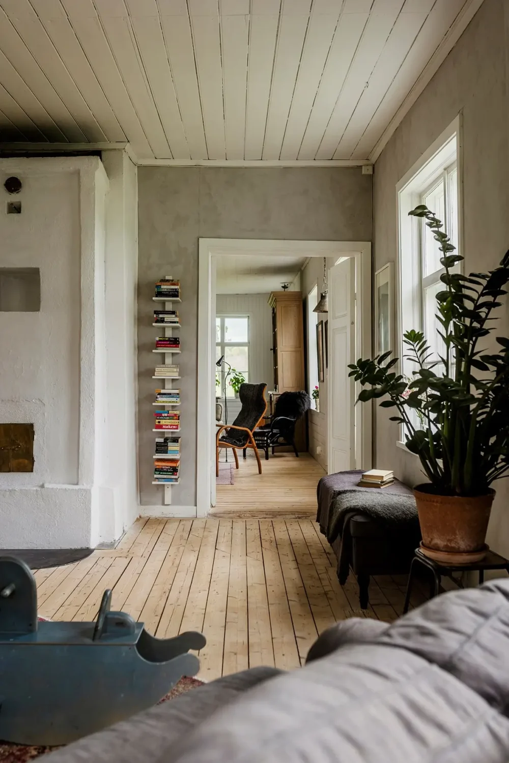 A Cozy Family Home in a Renovated 19th Century School Building 11 school-conversion-sweden-nordroom28