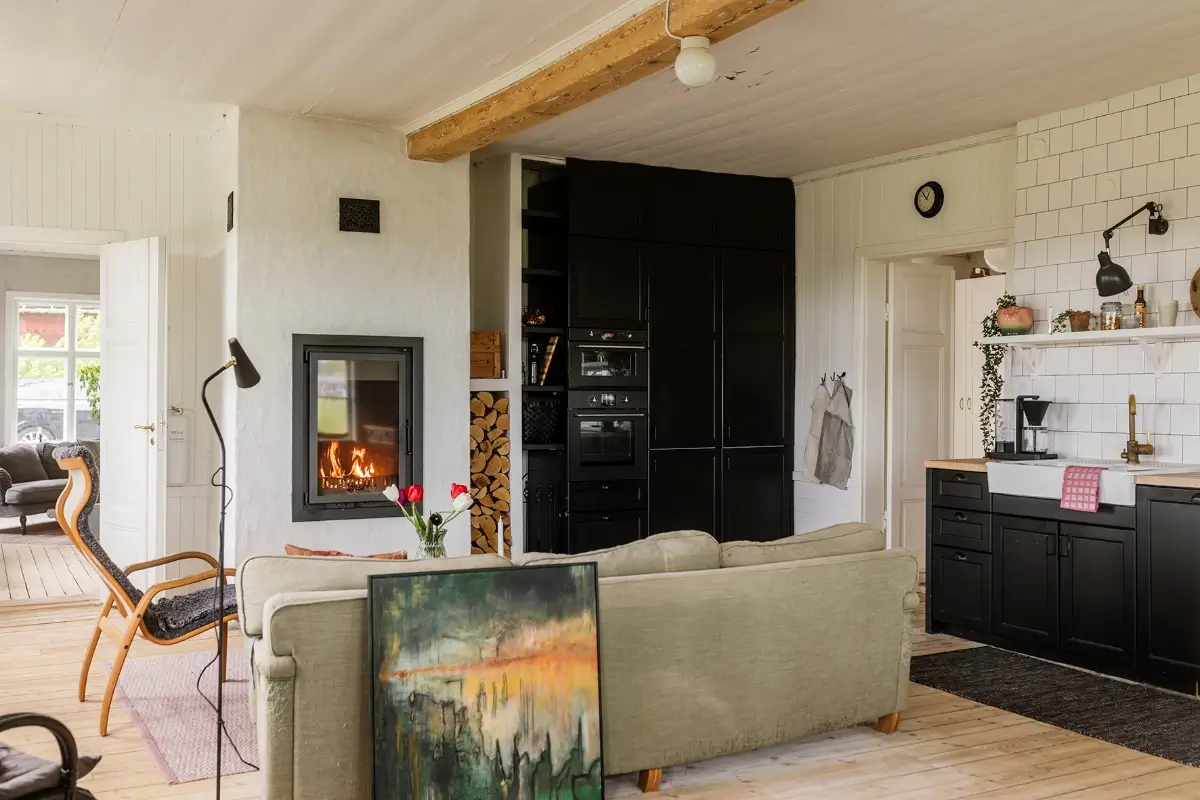 A Cozy Family Home in a Renovated 19th Century School Building 9 school-conversion-sweden-nordroom30