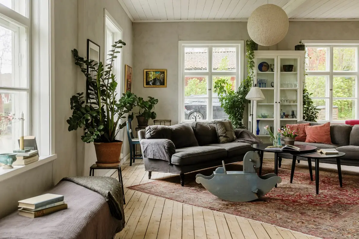 A Cozy Family Home in a Renovated 19th Century School Building 13 school-conversion-sweden-nordroom36