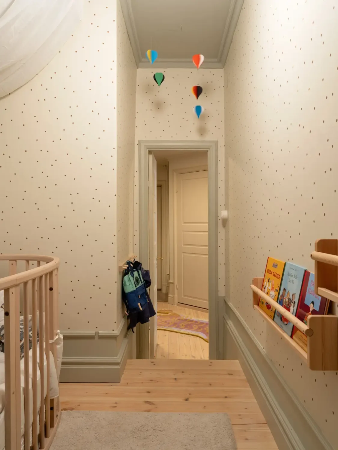 A Light Color Palette and a Charming Private Patio in a Stockholm Apartment 26 small nursery