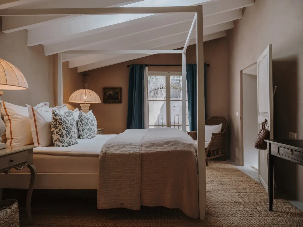 A Deià Home with Historic Character, Natural Materials, and a Charming Terrace 30 1800s-home-deia-mallorca-nordroom10