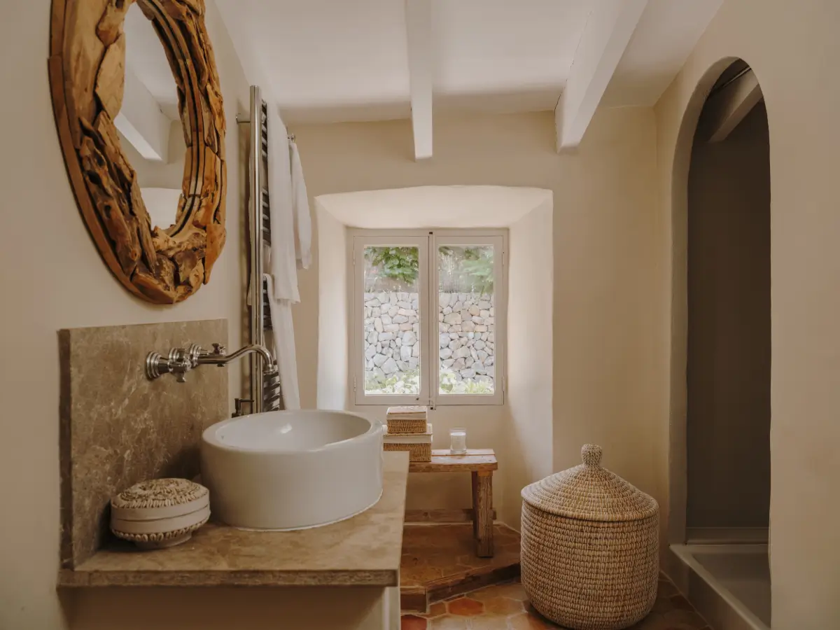 A Deià Home with Historic Character, Natural Materials, and a Charming Terrace 27 1800s-home-deia-mallorca-nordroom14