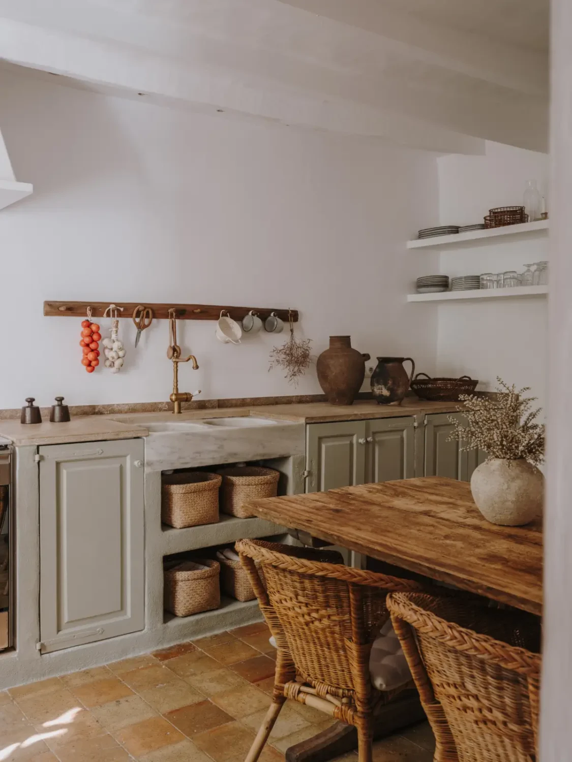 A Deià Home with Historic Character, Natural Materials, and a Charming Terrace 11 1800s-home-deia-mallorca-nordroom26