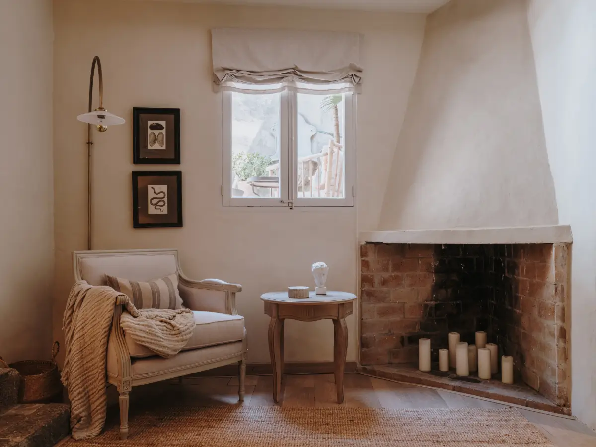 A Deià Home with Historic Character, Natural Materials, and a Charming Terrace 17 1800s-home-deia-mallorca-nordroom33