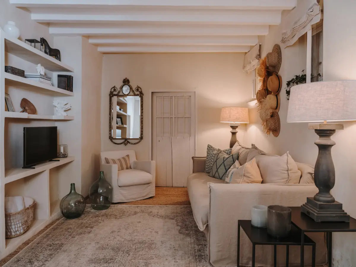 A Deià Home with Historic Character, Natural Materials, and a Charming Terrace 19 1800s-home-deia-mallorca-nordroom34