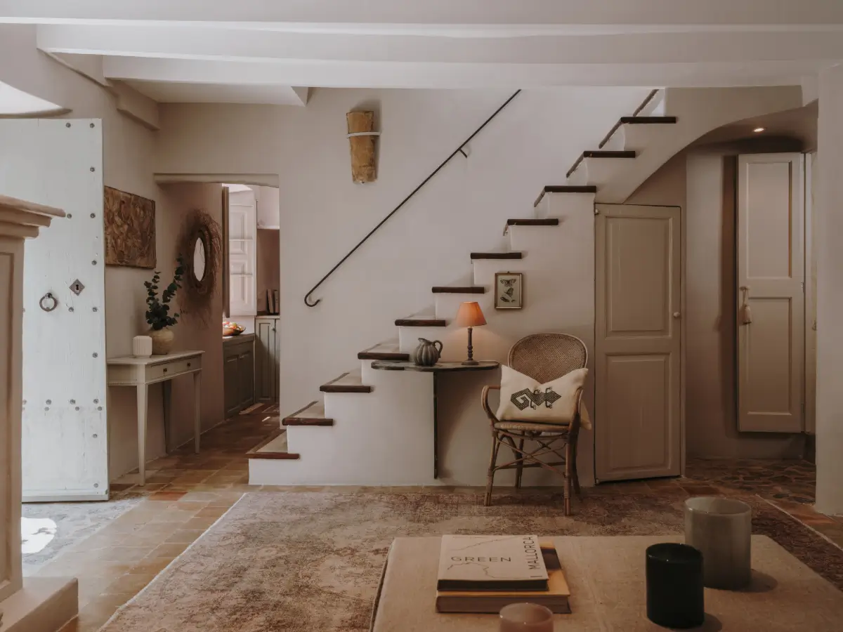 A Deià Home with Historic Character, Natural Materials, and a Charming Terrace 6 1800s-home-deia-mallorca-nordroom39