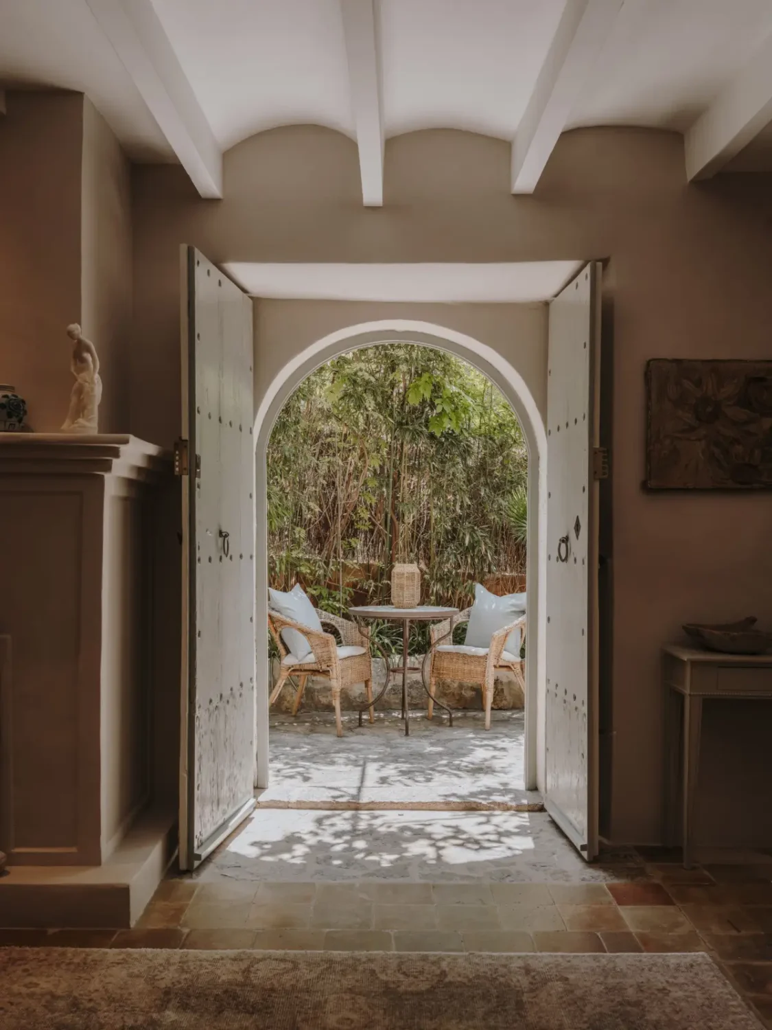 A Deià Home with Historic Character, Natural Materials, and a Charming Terrace 37 1800s-home-deia-mallorca-nordroom44