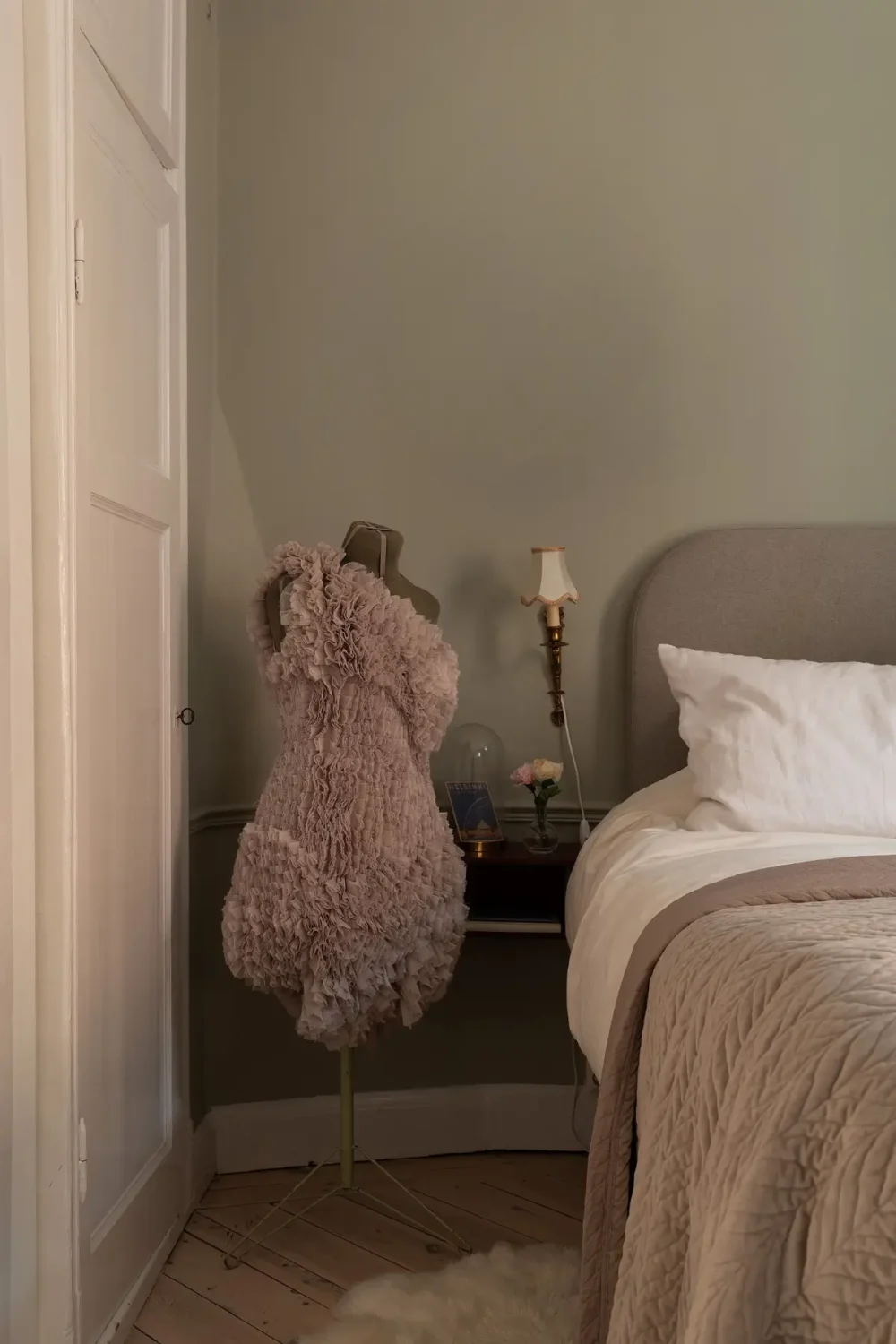 Neutral Tones and Period Character from the 1910s in a Stockholm Apartment 19 bedroom original built-in closet