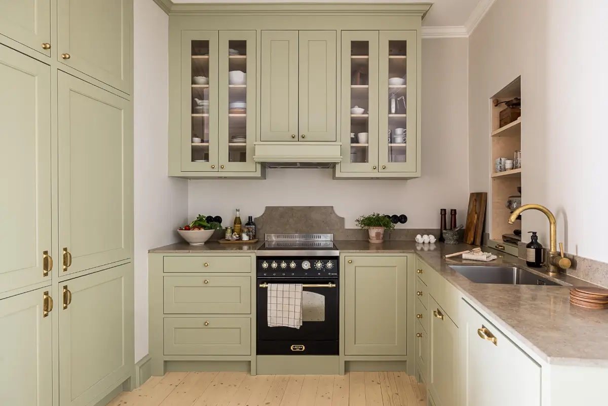Best of 2025: Kitchens 54 classic light green kitchen