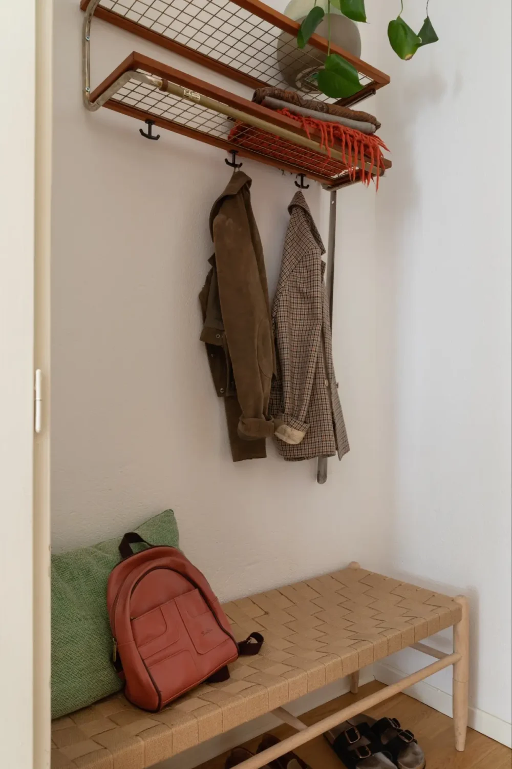 A Well-Preserved 1950s Apartment North of Stockholm 27 entry hall niche A Well-Preserved 1950s Apartment North of Stockholm