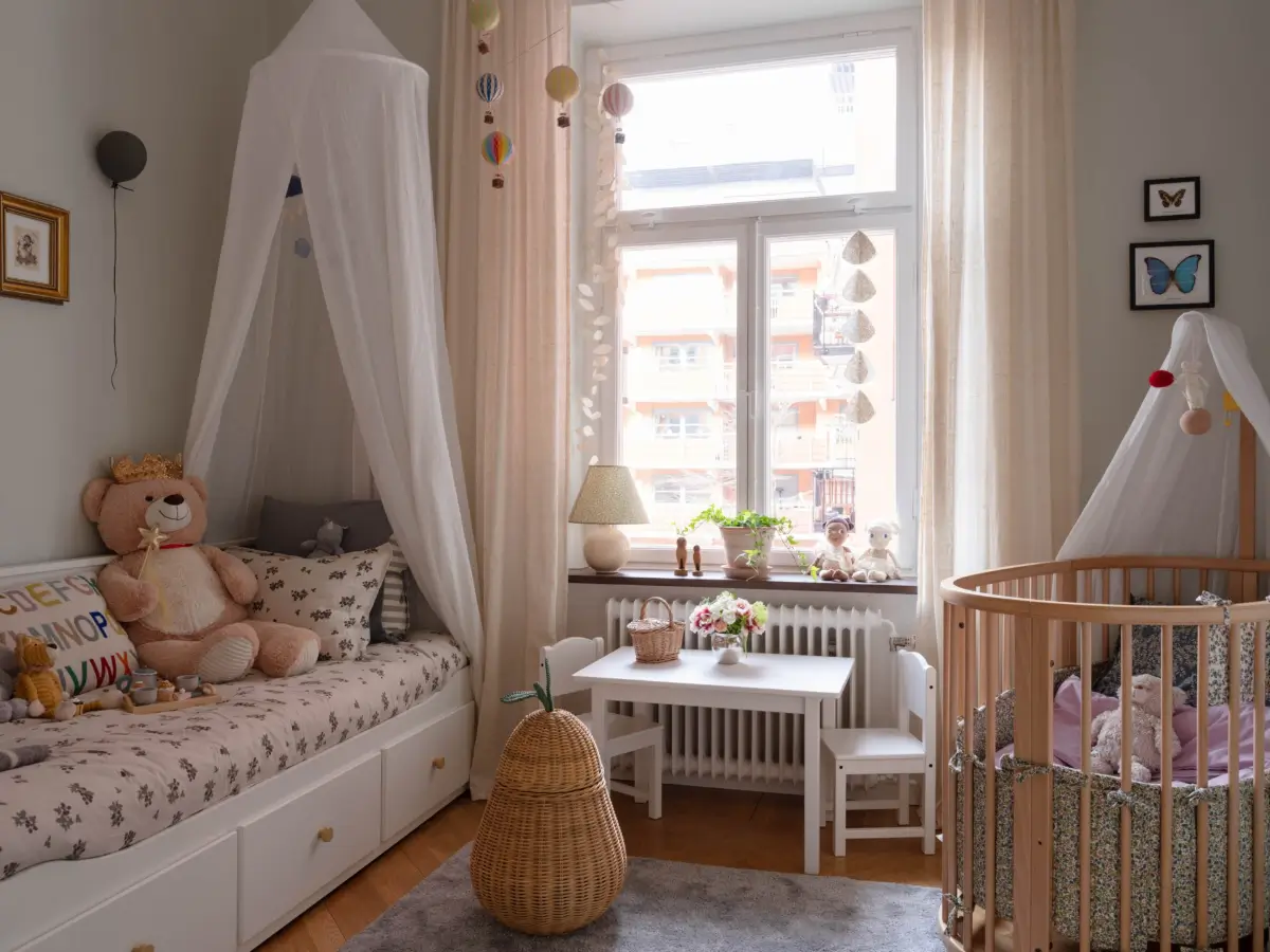 A Light and Spacious Corner Apartment in a 19th-Century Building 28 kids bedroom light gray walls