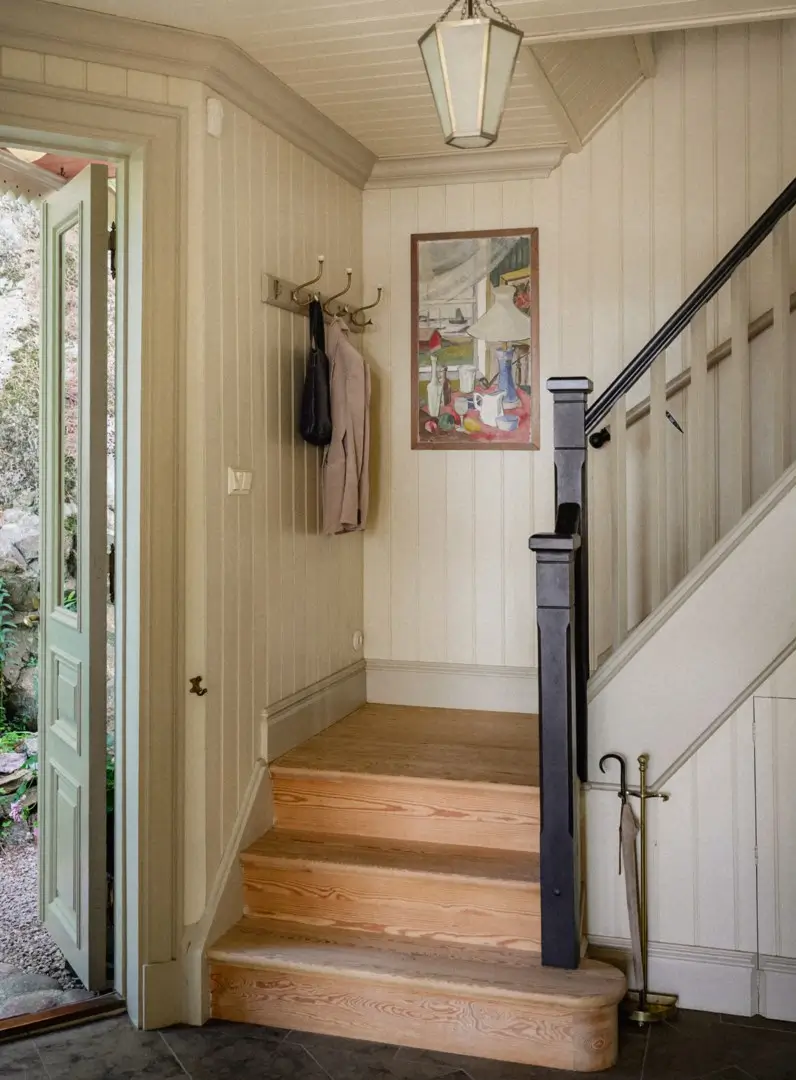 A Beautiful Pink Villa Overlooking the Stockholm Archipelago 20 pink-swedish-villa-nordroom38