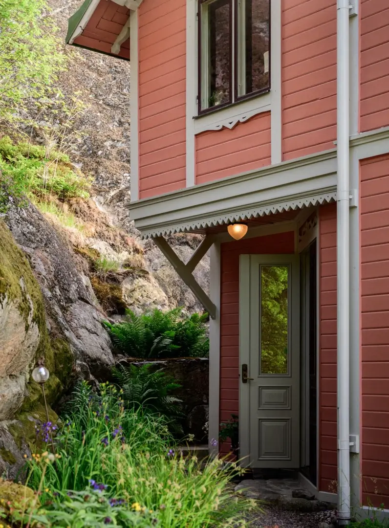 A Beautiful Pink Villa Overlooking the Stockholm Archipelago 57 pink-swedish-villa-nordroom61