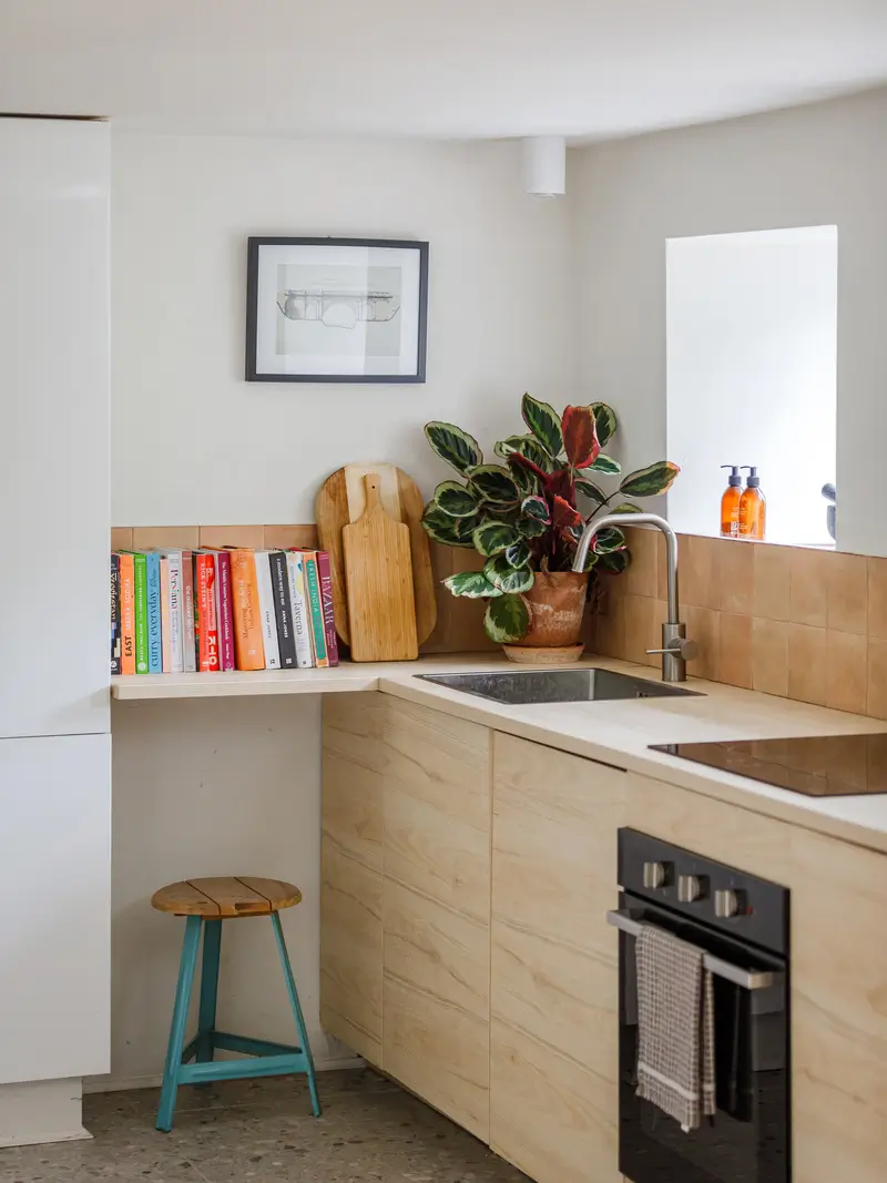 The Color Trends for 2026: A Return to Nature, Balance, and Grounding 24 plywood-kitchen-earth-colored-tiles-nordroom