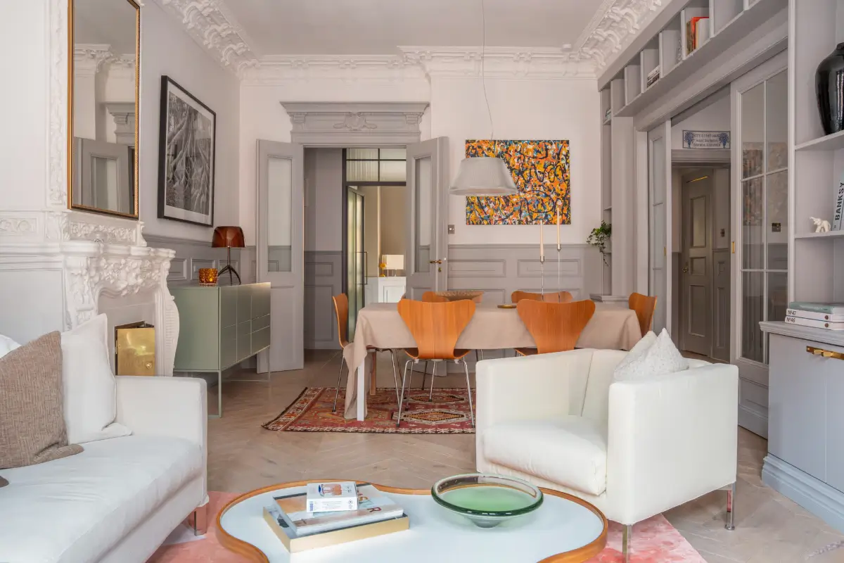 Period Details Meet Contemporary Materials in a Stylish Stockholm Apartment 4 period-details-meets-modern-materials-stockholm-apartment-nordroom26