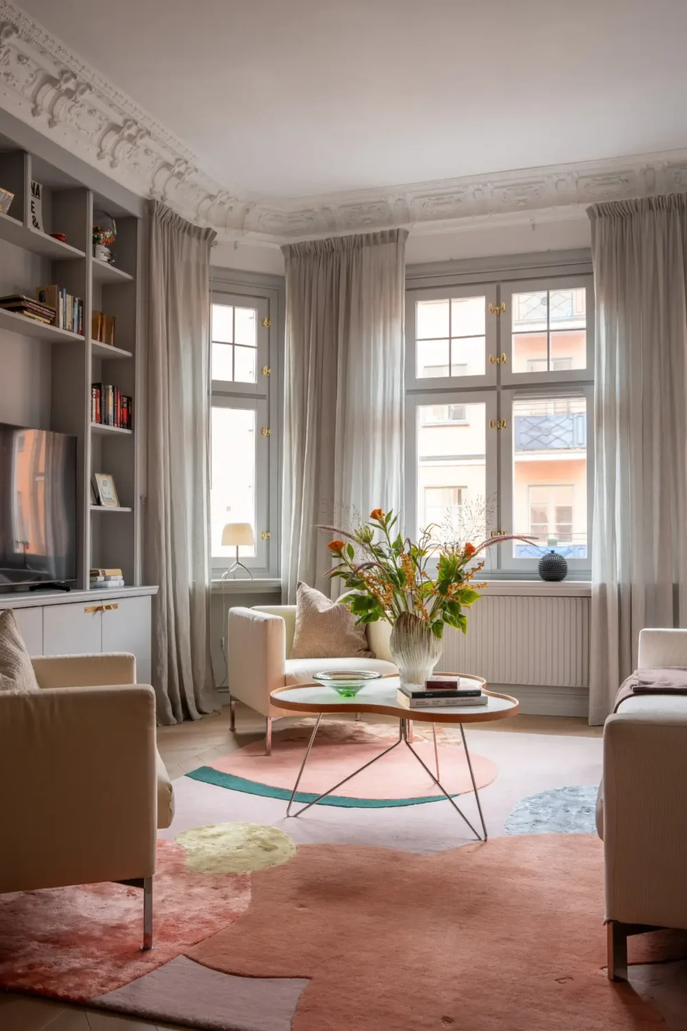 Best of 2025: Living Rooms 42 period-details-meets-modern-materials-stockholm-apartment-nordroom29