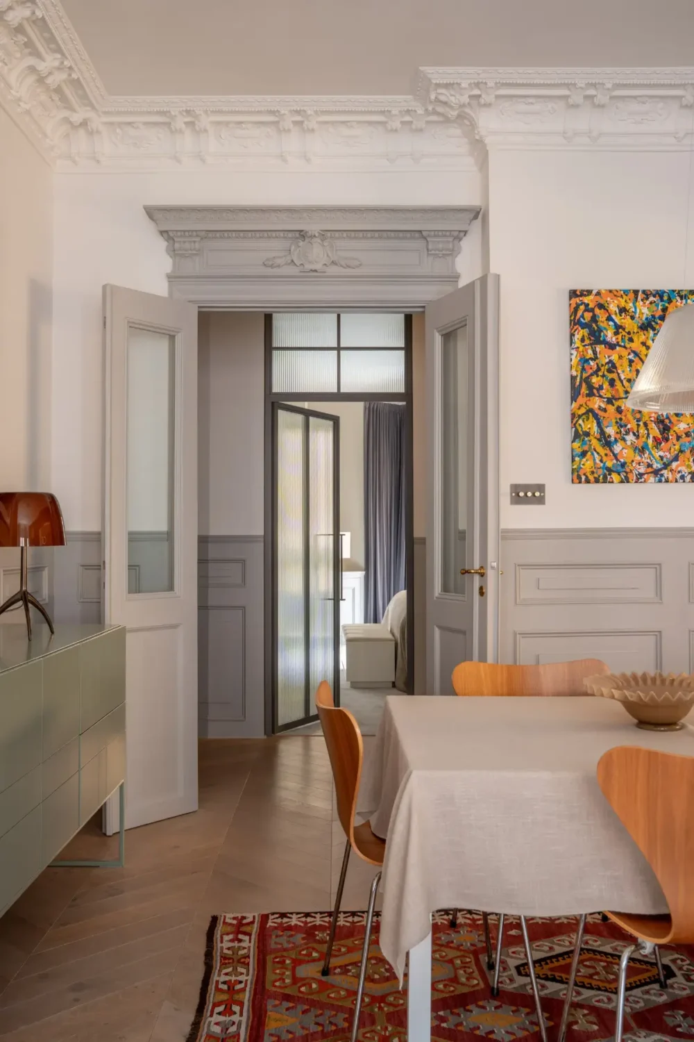 Period Details Meet Contemporary Materials in a Stylish Stockholm Apartment 8 period-details-meets-modern-materials-stockholm-apartment-nordroom30