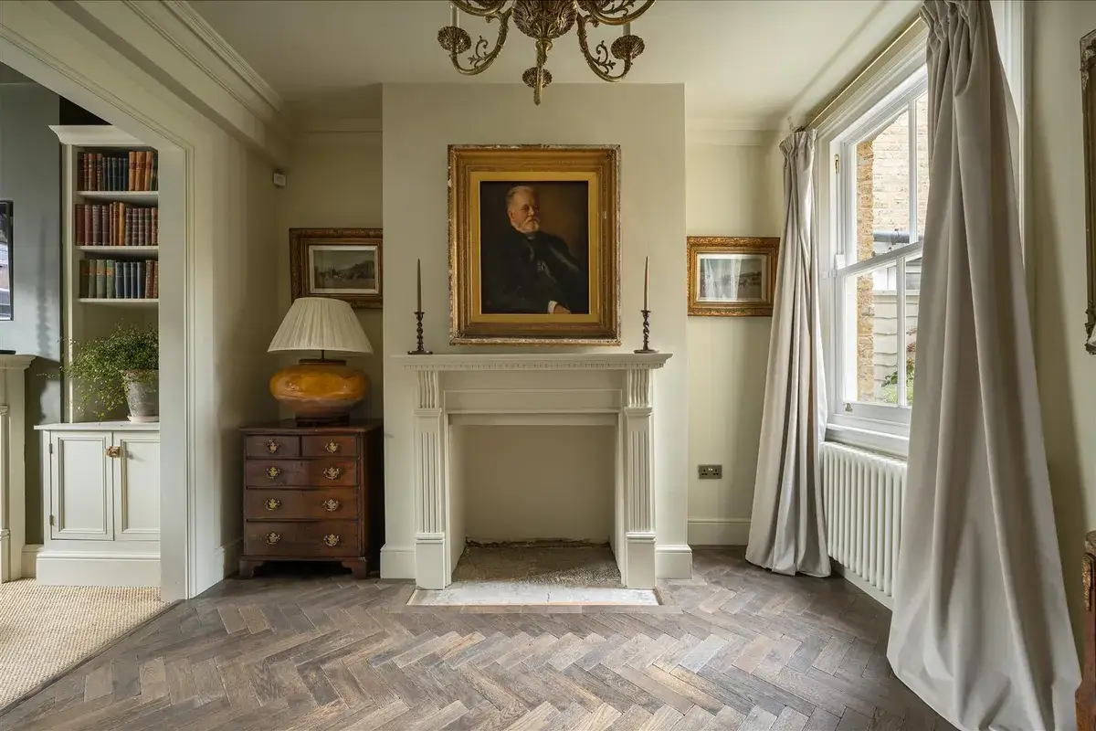 A Pink Kitchen in a Beautifully Restored Victorian House 13 c