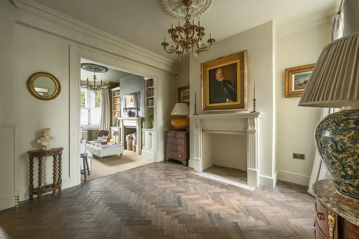 A Pink Kitchen in a Beautifully Restored Victorian House 11 restored-victorian-terrace-house-london22