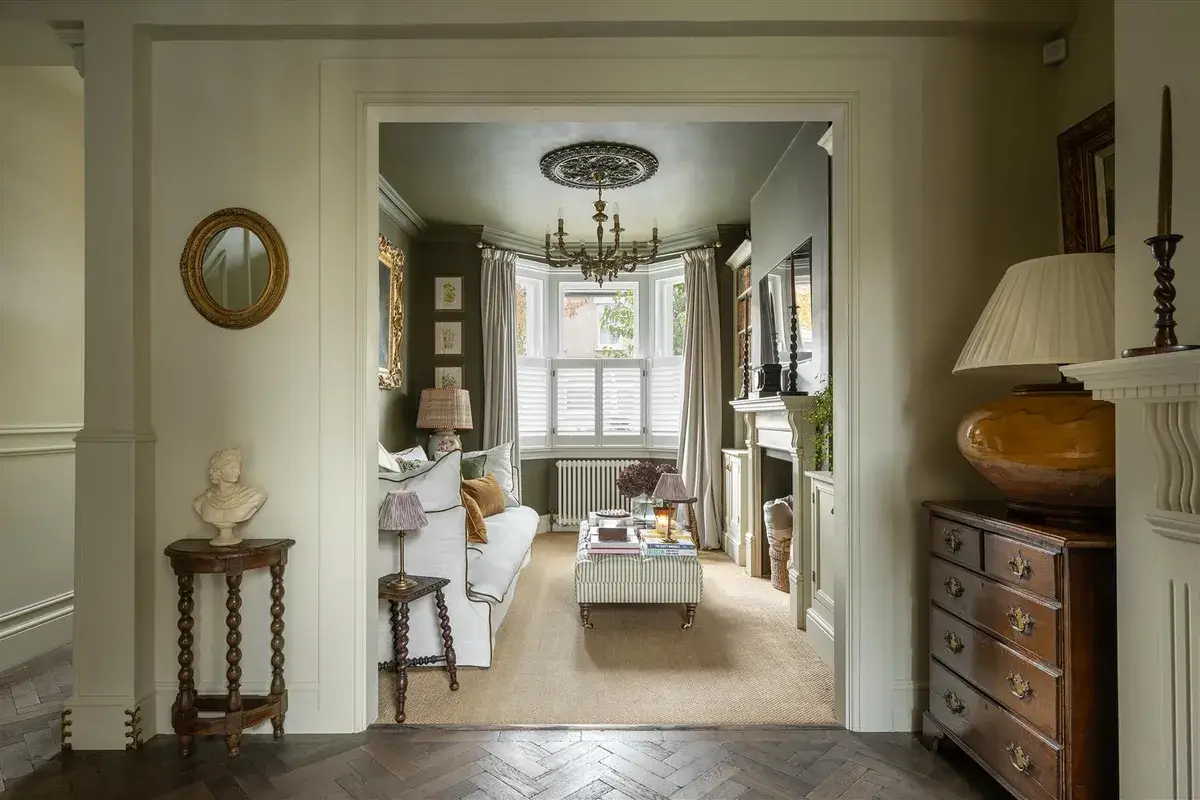 A Pink Kitchen in a Beautifully Restored Victorian House 2 restored-victorian-terrace-house-london7