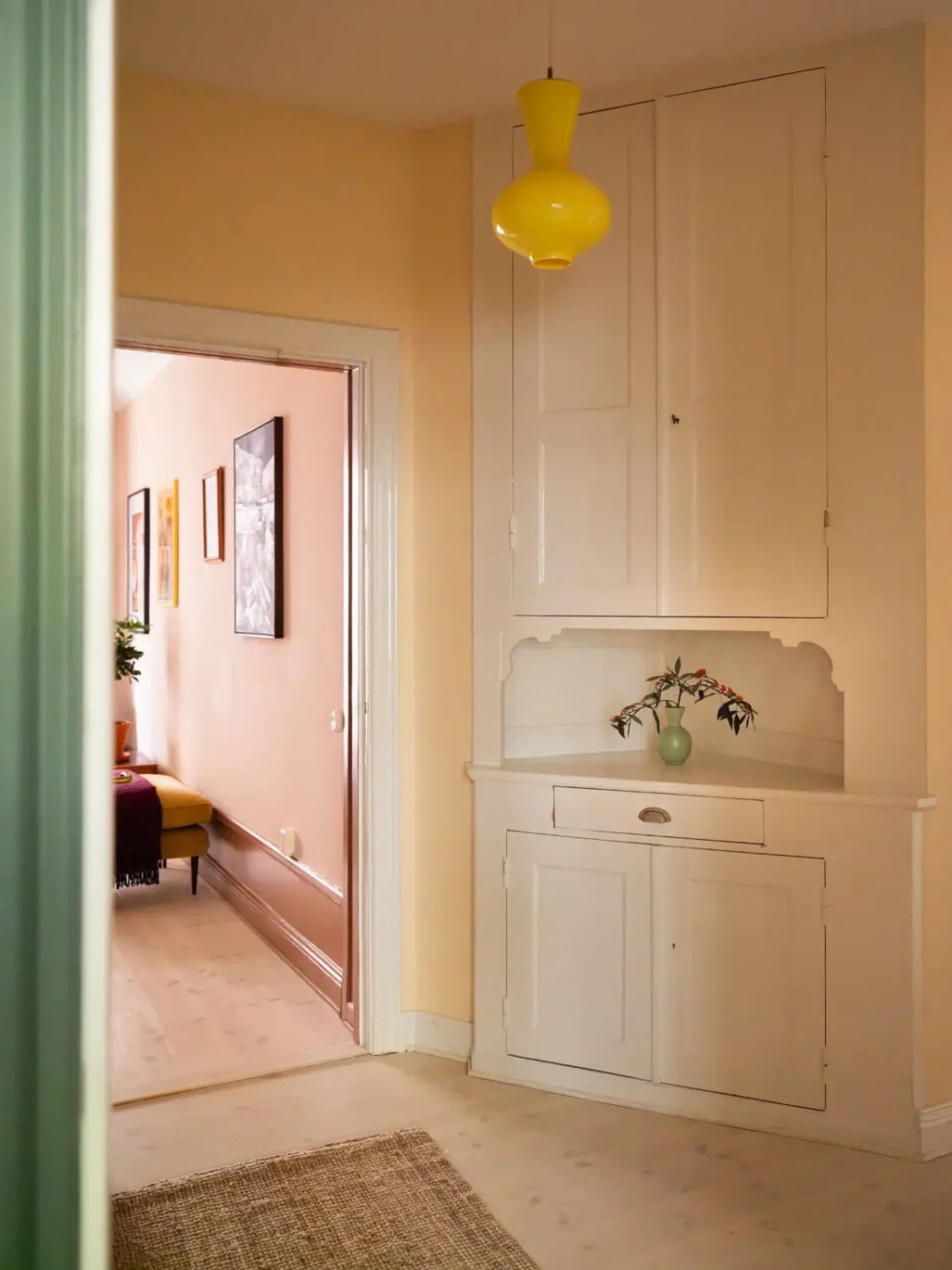 A Charming Color Palette in an Early 20th Century Apartment 13 soft-muted-colors-1910-stockholm-apartment-nordroom16