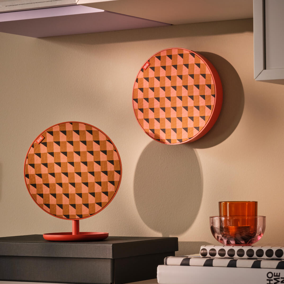 IKEA x Teklan Bring Bold Color and Playful Geometry to Home Tech 6 solskydd-ikea-teklan-colorful-home-tech-nordroom1