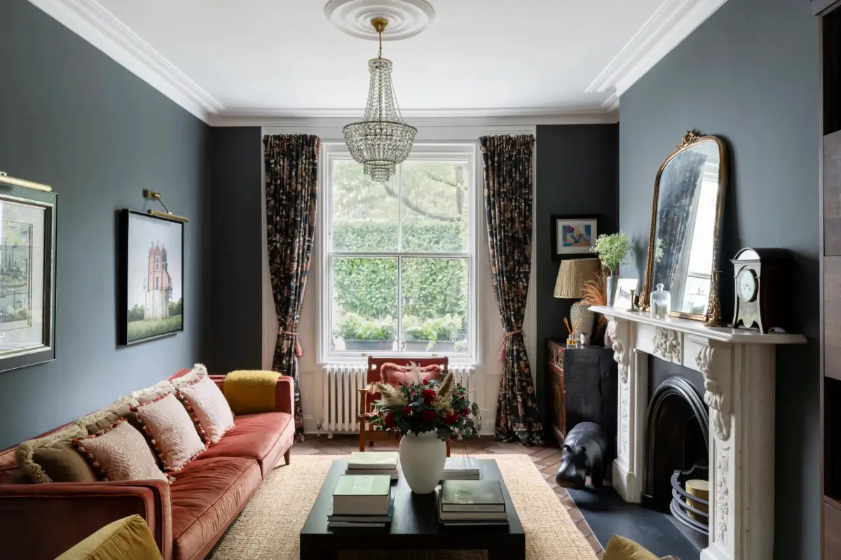 Contrasting Colors in an Elegant Notting Hill Townhouse 2 stylish-notting-hill-townhouse4