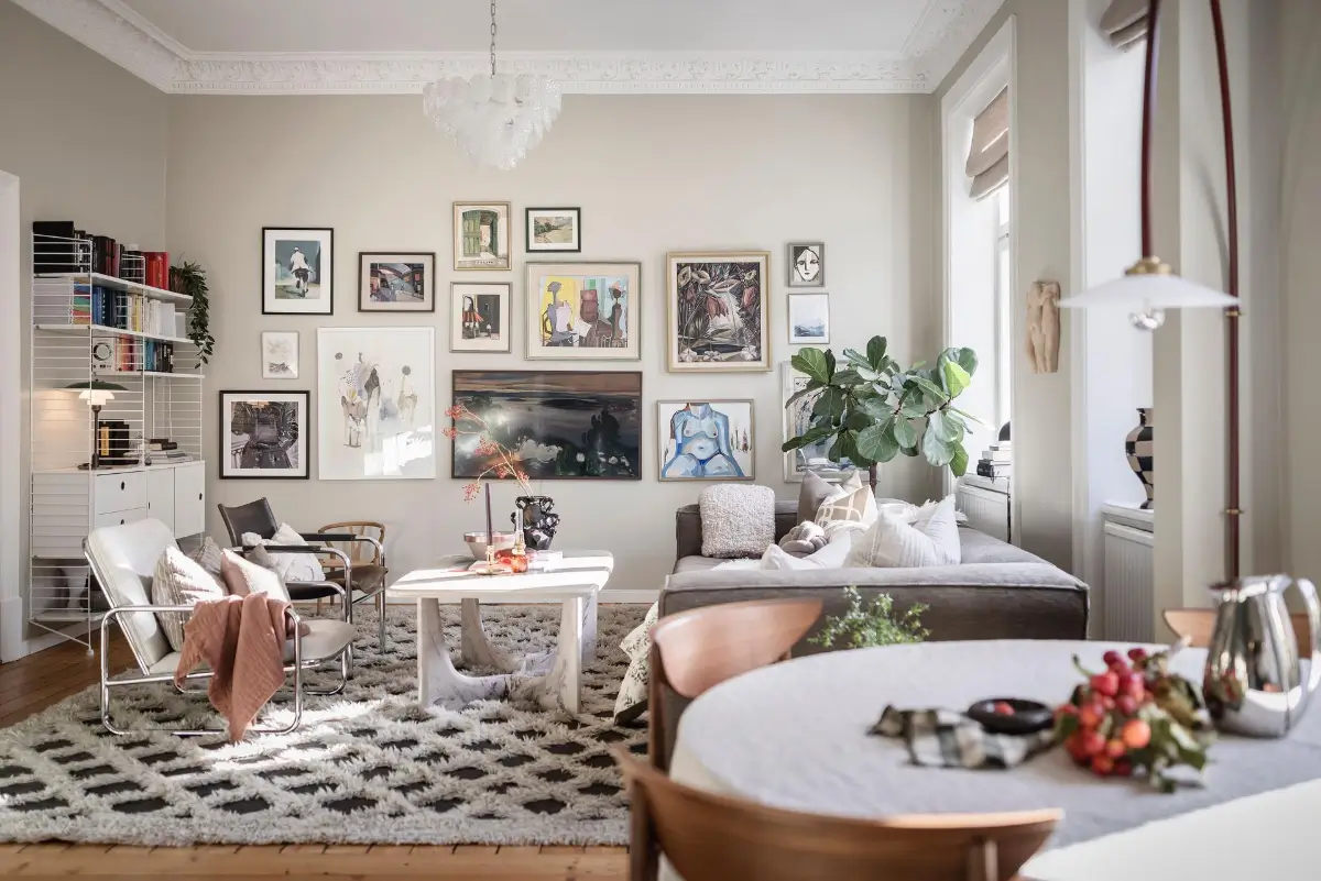 A Social Open-Plan Living Space in a Cozy 19th Century Apartment 4 tasteful-19th-century-swedish-apartment-nordroom31