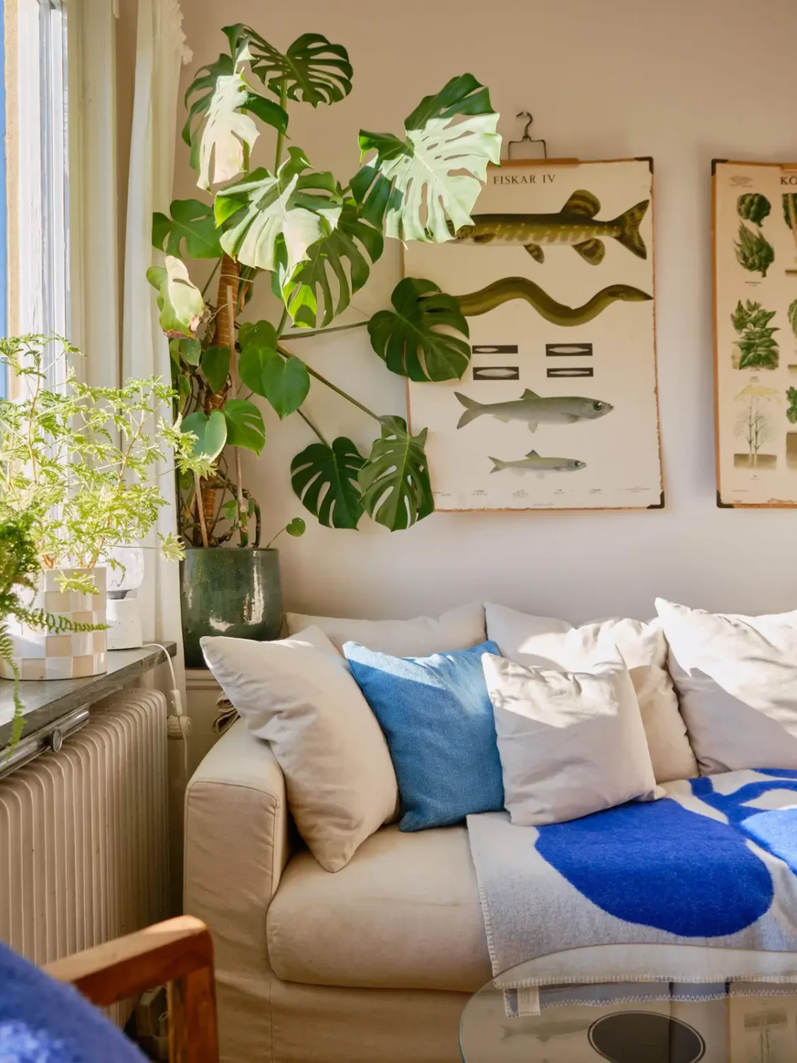 A Small 1930s Apartment with an Exposed Brick Wall 3 tiny-swedish-apartment-exposed-brick-wall-nordroom17