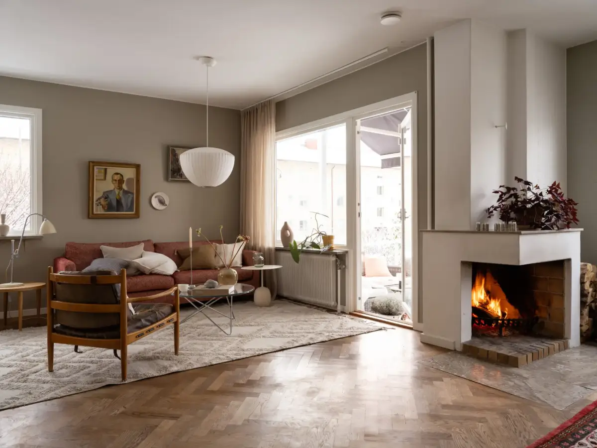 A Well-Preserved 1940s Townhouse Designed by Sweden's First Female Architect 2 well-preserved-1940s-terrace-house-sweden1