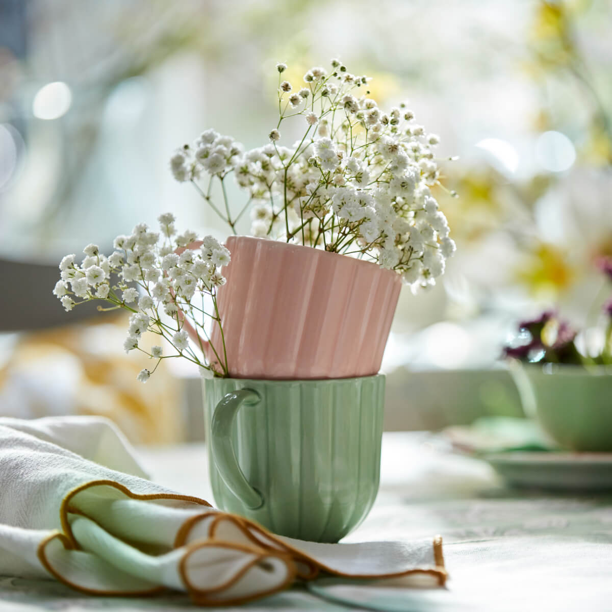 IKEA SMÖRFISK and TJÄRLEK for A Colorful Spring & Easter Home 14 IKEA-SMORFISK-pink-green-mug-ikea-spring-easter-collection-nordroom