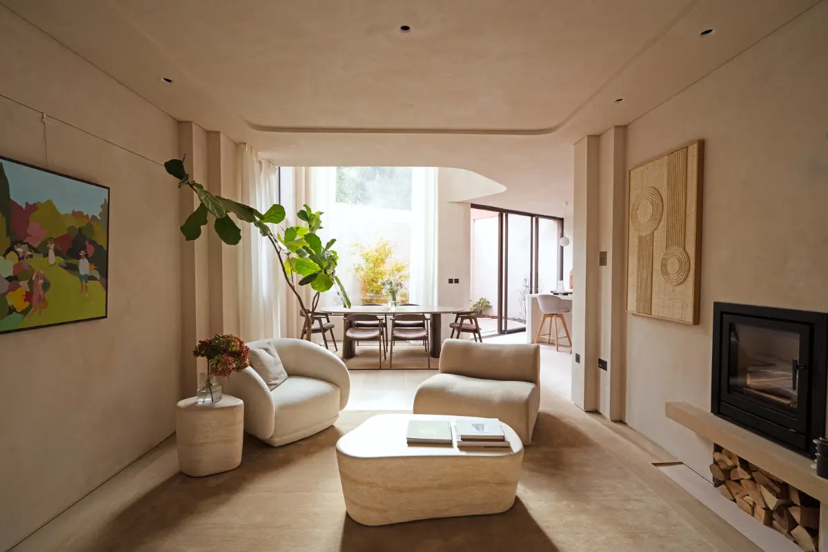 A Modern North London Brick House with Sculptural Interiors 2 heathpoint-house-london