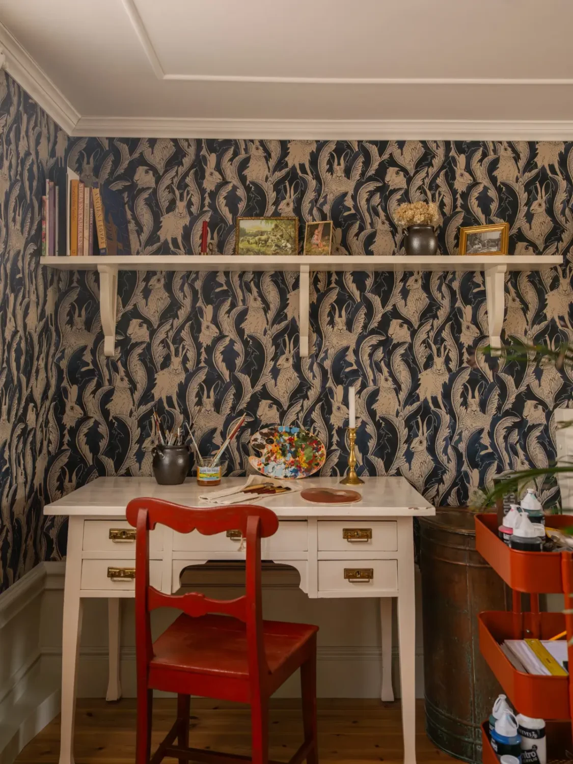 Preserved Details and Wallpapers in a Warm 19th-Century Country Home 35 historic-character-beautiful-renovated-19th-century-country-house-sweden-nordroom