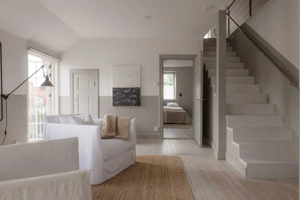 A Minimalistic and Spacious Scandinavian 1930s Villa 14 minimalistic-swedish-villa-nordroom