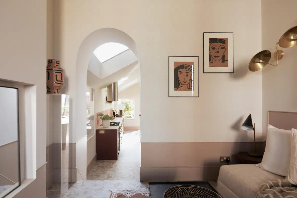 Pink Tones in A Renovated Queen's Park Victorian House 9 pink-tones-light-filled-renovated-victorian-house-london