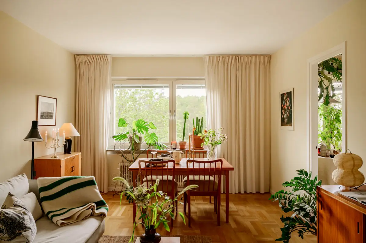 Light Rooms and the Original Kitchen in a 1950s Apartment 1 beige-interiors-1950s-apartment-stockholm-nordroom